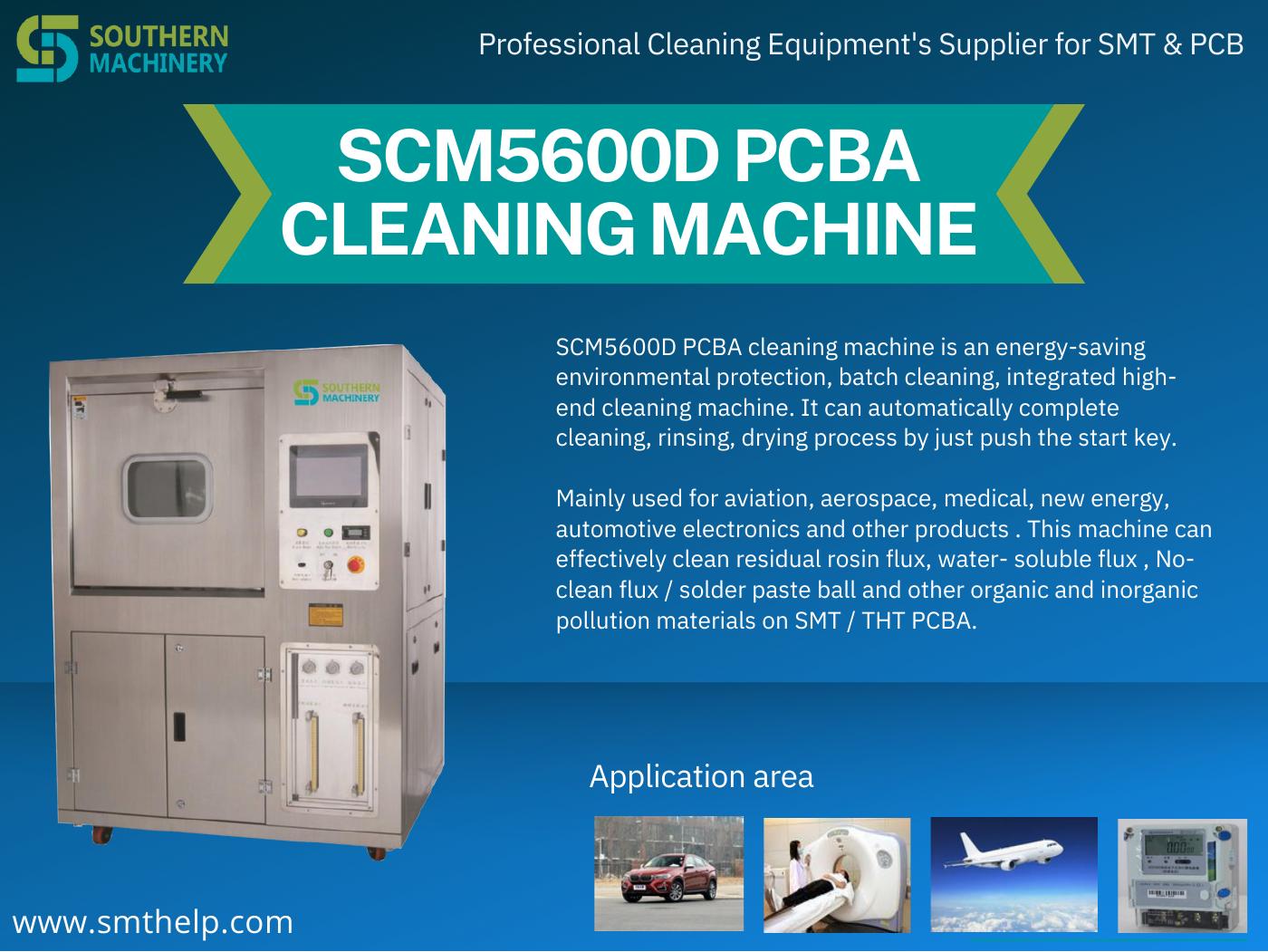 SCM5600D Batch PCBA cleaning system